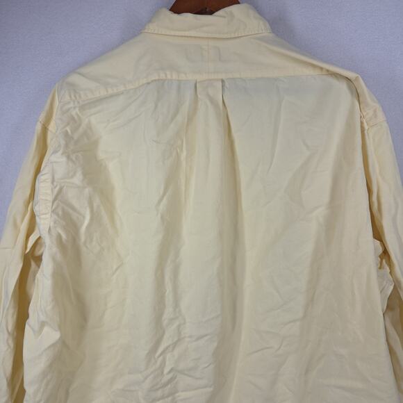 Vtg Ralph Lauren Shirt Mens XXL Yellow Blake Button Down Long Sleeve Big & Tall - Picture 11 of 11
